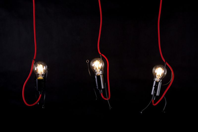 Emibig Lighting Taklampa BOBI 3 SVART