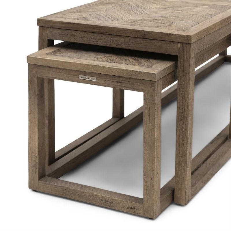 Riviera Maison Harbour Island soffbord brun