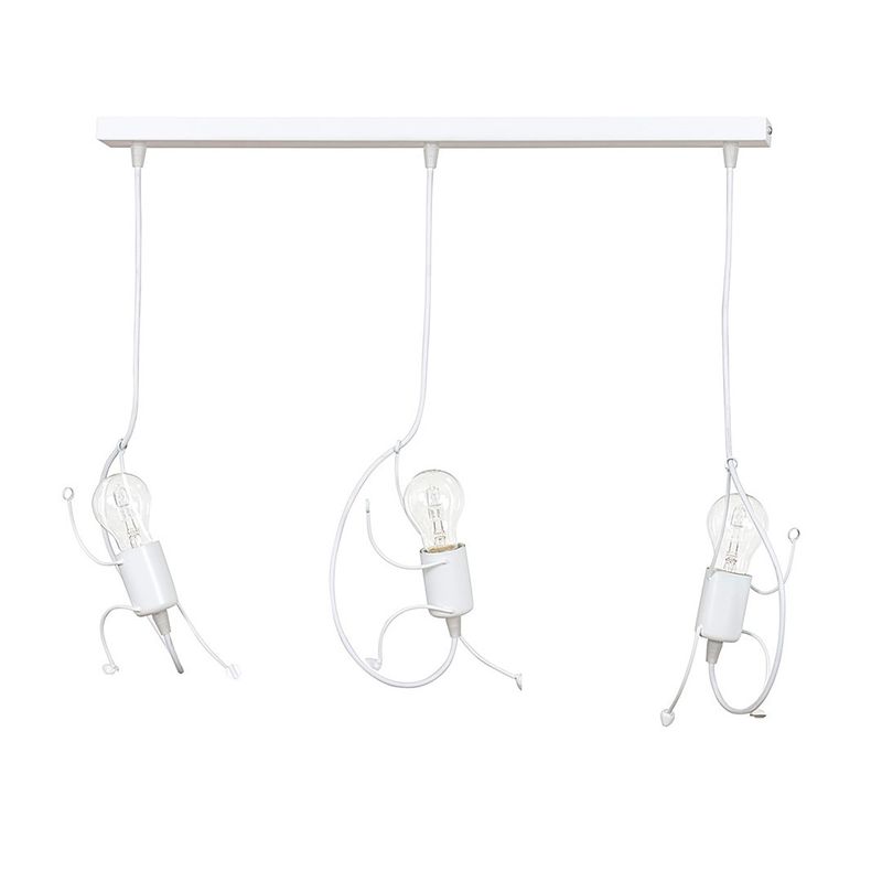 Emibig Lighting Taklampa BOBI 3 VIT
