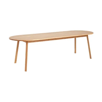 HAY Triangle Leg matbord, Lacquered oak