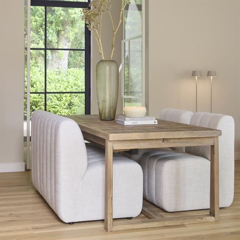 Riviera Maison Fraser Island matbord 220x90 cm brun