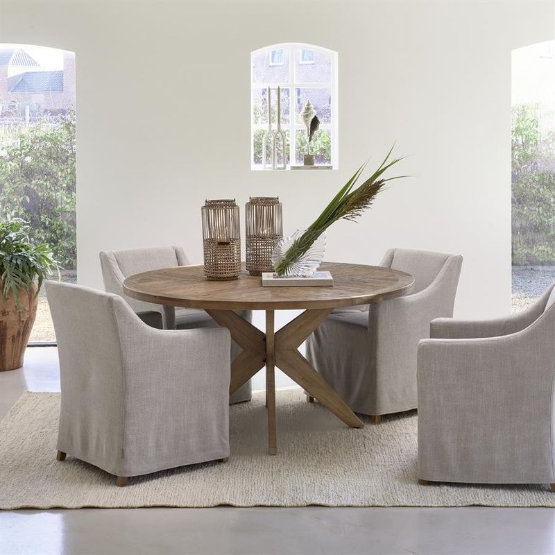 Riviera Maison Portland matbord 150 cm brun