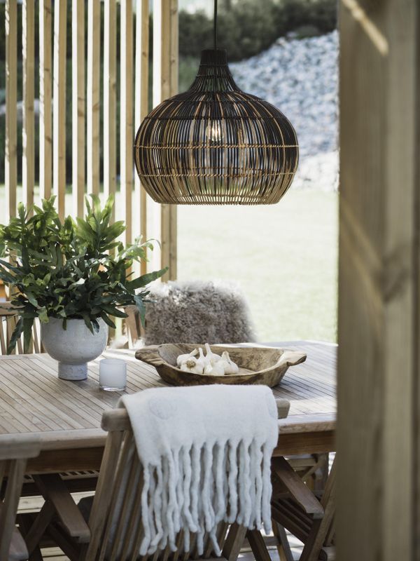 PR Home Martha Taklampa Natur/svart 38,5 cm