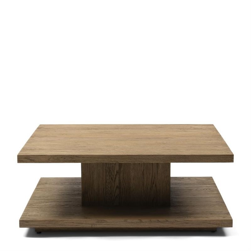 Riviera Maison Vermont soffbord 90x90 cm brun