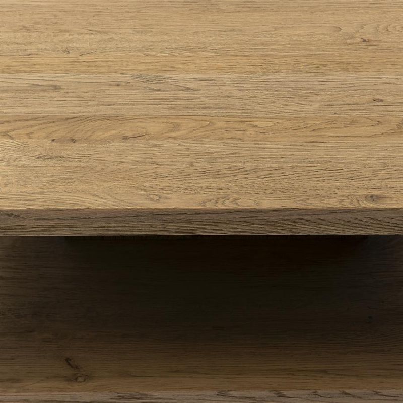 Riviera Maison Vermont soffbord 90x90 cm brun