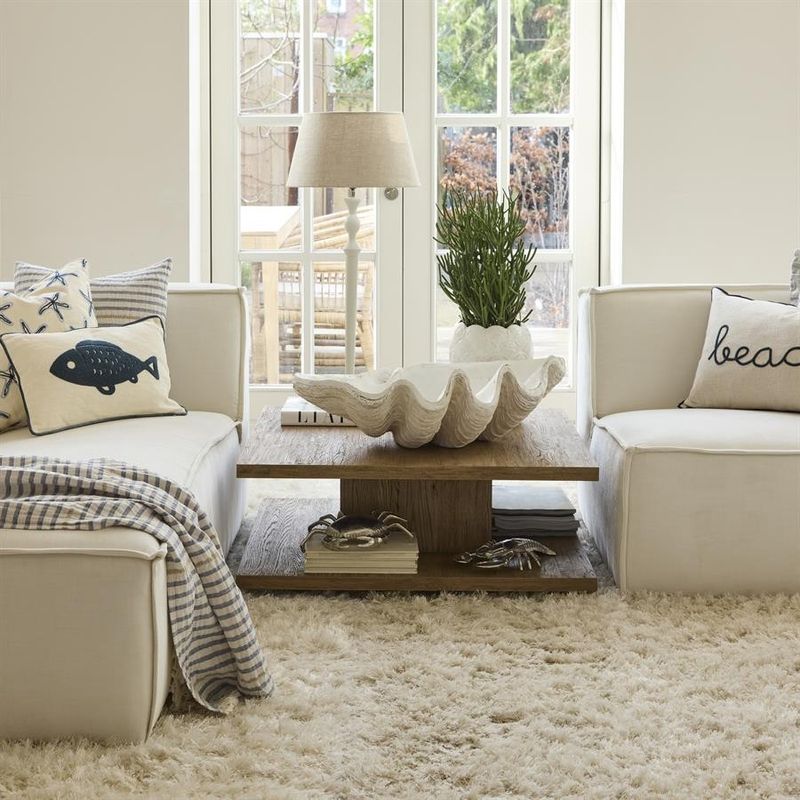 Riviera Maison Vermont soffbord 90x90 cm brun