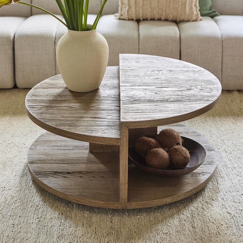 Riviera Maison Del Rey soffbord 90 cm brun