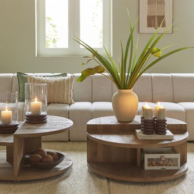 Riviera Maison Del Rey soffbord 90 cm brun