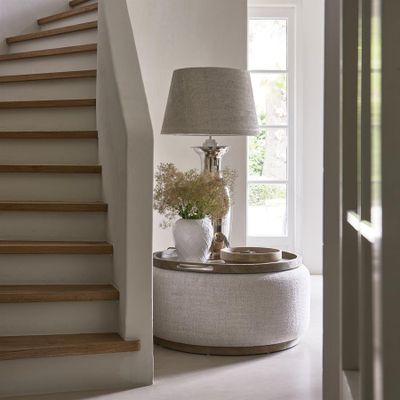 Riviera Maison Babylon soffbord med bricka vit