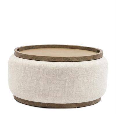 Riviera Maison Babylon soffbord med bricka vit