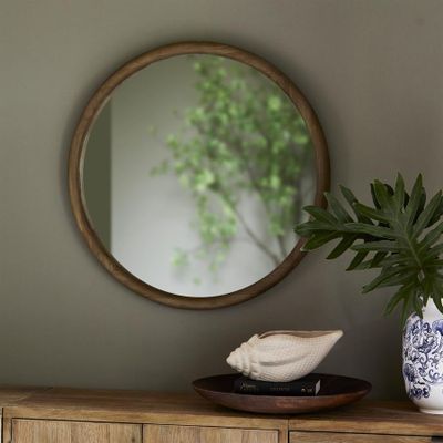 Riviera Maison Isola spegel 80 cm brun