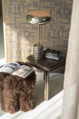 By Boo Sidobord Zilo - mörkbrun