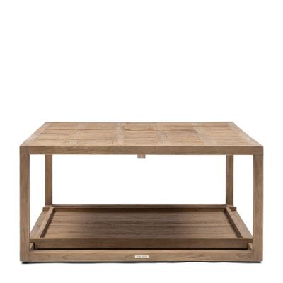 Riviera Maison Fraser Island soffbord 90x90 cm brun