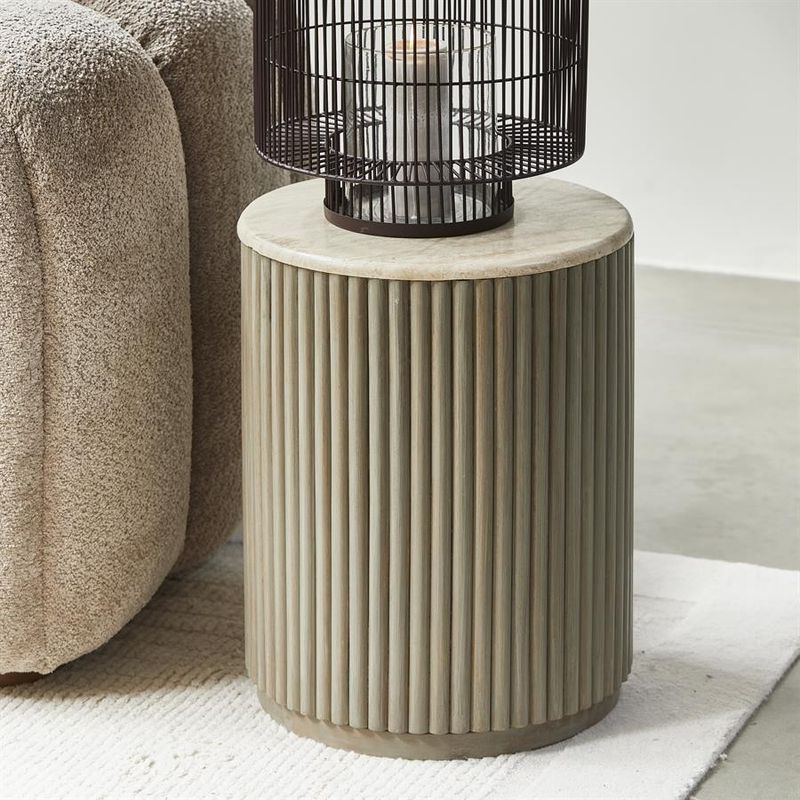 Riviera Maison Villanova sidobord beige