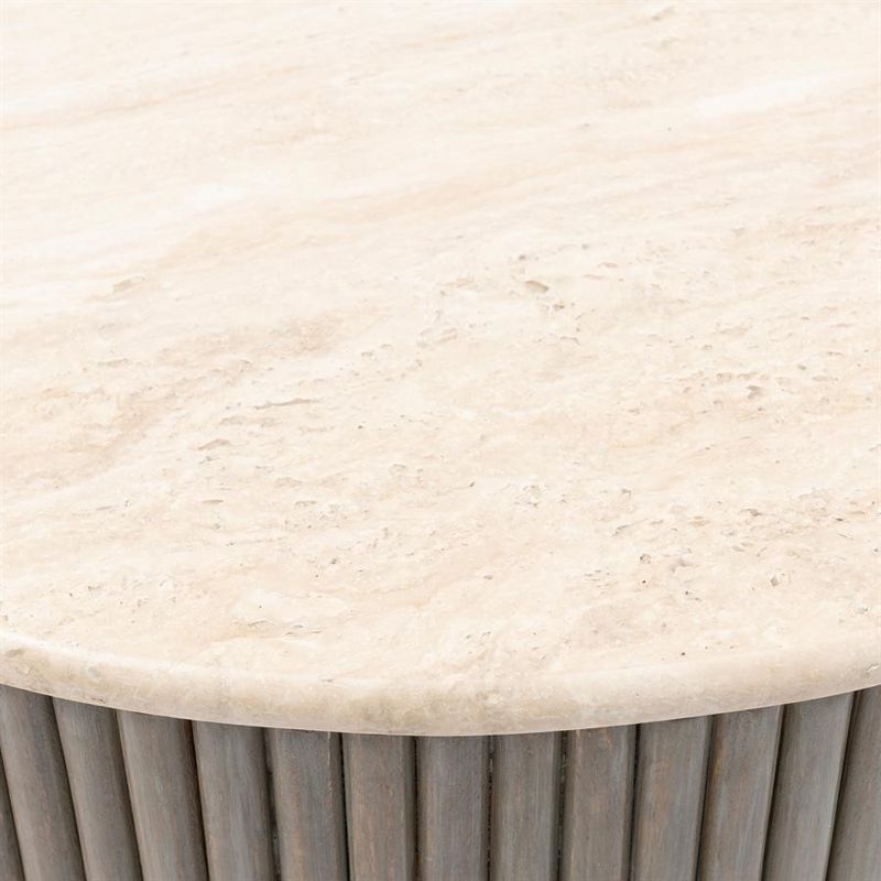 Riviera Maison Villanova soffbord 80 cm beige