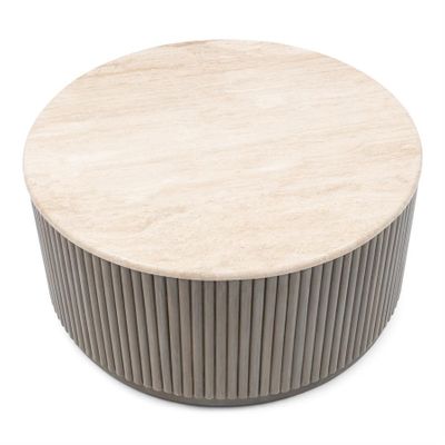Riviera Maison Villanova soffbord 80 cm beige