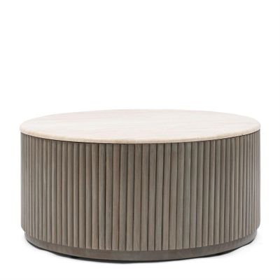 Riviera Maison Villanova soffbord 80 cm beige