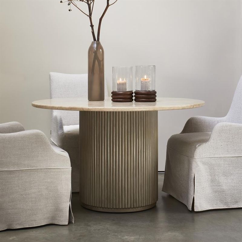 Riviera Maison Villanova matbord 130 cm beige