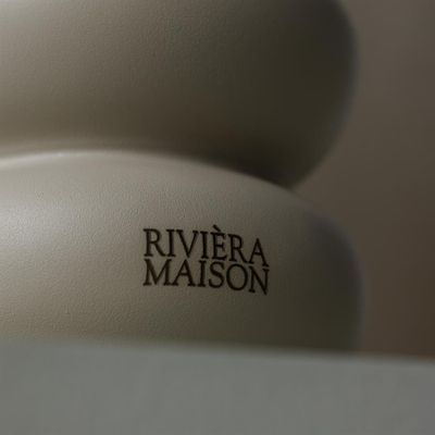Riviera Maison Finley bordslampa linnefärgad