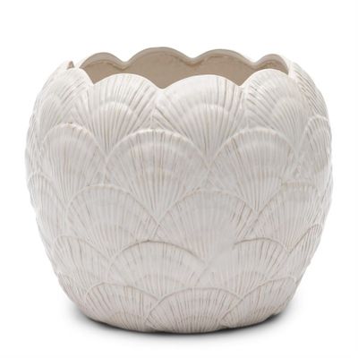 Riviera Maison Shell kruka vit