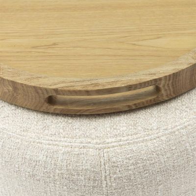 Riviera Maison Babylon sidobord med bricka vit