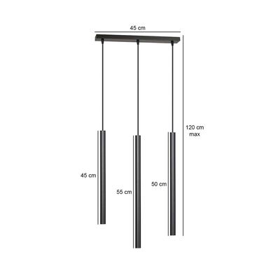 Emibig Lighting Taklampa SELTER 3 SVART