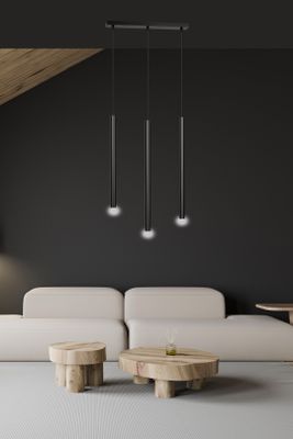Emibig Lighting Taklampa SELTER 3 SVART