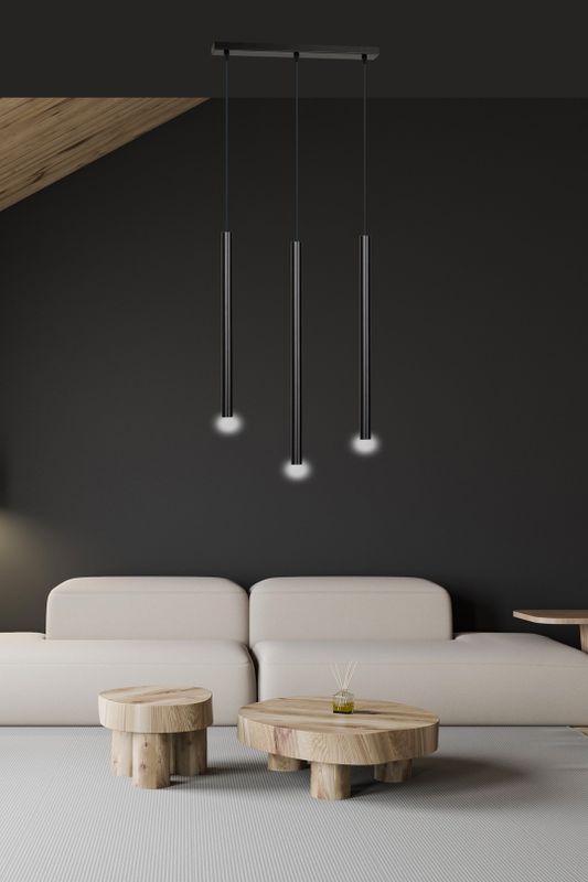 Emibig Lighting Taklampa SELTER 3 SVART