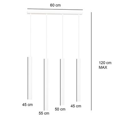 Emibig Lighting Taklampa SELTER 4 SVART