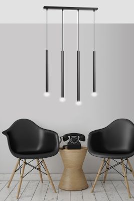 Emibig Lighting Taklampa SELTER 4 SVART