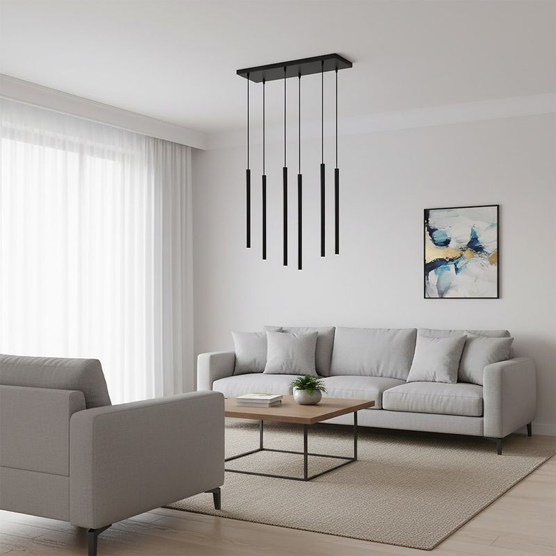 Emibig Lighting Taklampa SELTER 6 SVART