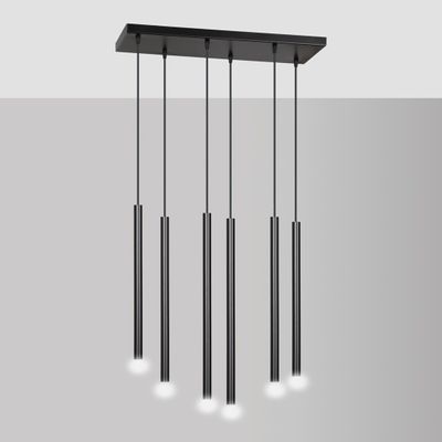 Emibig Lighting Taklampa SELTER 6 SVART