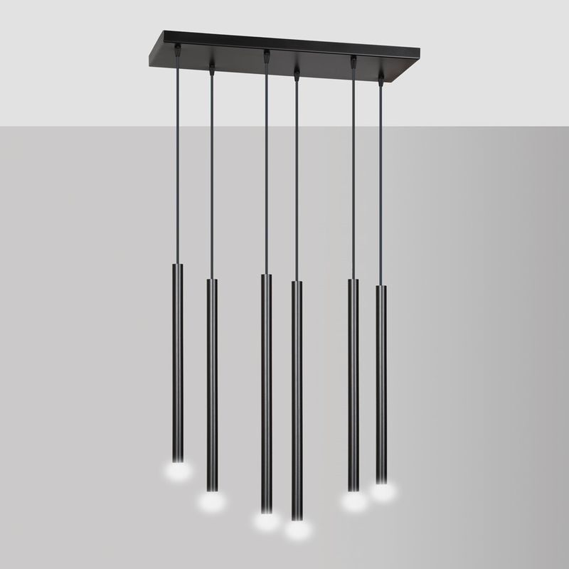 Emibig Lighting Taklampa SELTER 6 SVART