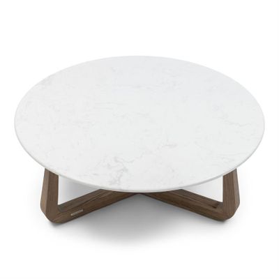 Riviera Maison Casone soffbord 90 cm benvit