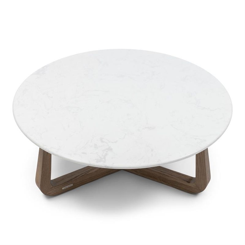 Riviera Maison Casone soffbord 90 cm benvit