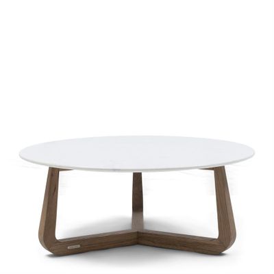 Riviera Maison Casone soffbord 90 cm benvit