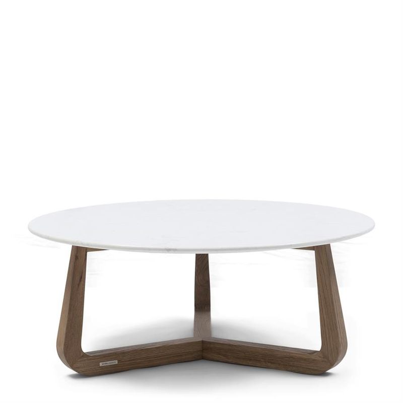 Riviera Maison Casone soffbord 90 cm benvit