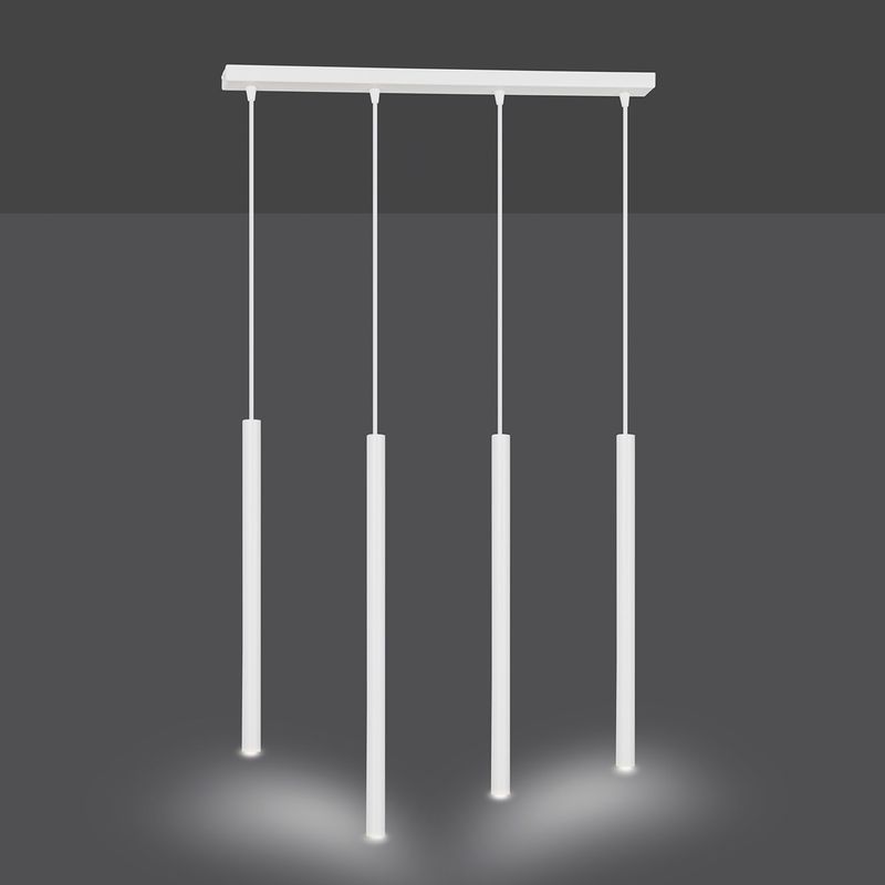 Emibig Lighting Taklampa SELTER 4 VIT
