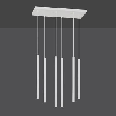 Emibig Lighting Taklampa SELTER 6 VIT