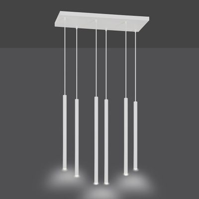 Emibig Lighting Taklampa SELTER 6 VIT
