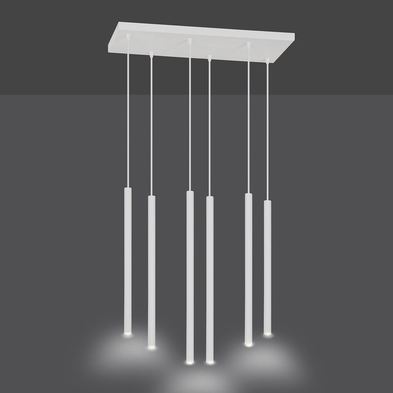 Emibig Lighting Taklampa SELTER 6 VIT
