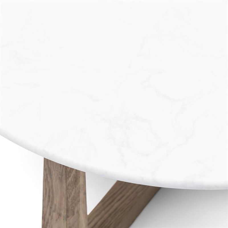 Riviera Maison Casone soffbord 70 cm benvit