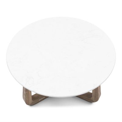 Riviera Maison Casone soffbord 70 cm benvit