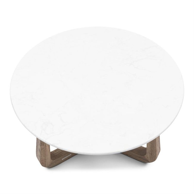 Riviera Maison Casone soffbord 70 cm benvit