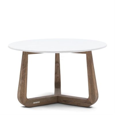 Riviera Maison Casone soffbord 70 cm benvit