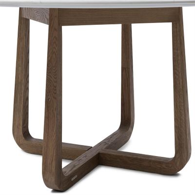 Riviera Maison Casone matbord 140 cm benvit
