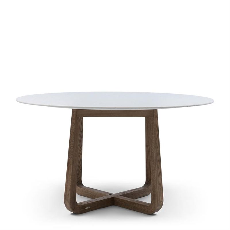 Riviera Maison Casone matbord 140 cm benvit