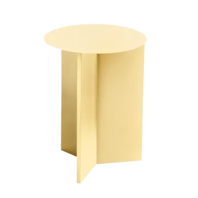HAY Slit high sidobord, Light yellow