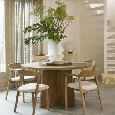 Riviera Maison Puglia matstol linnefärgad
