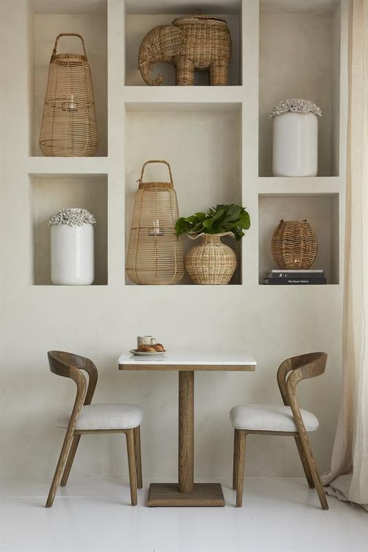 Riviera Maison Amalfi bistrobord 70x70 cm vit